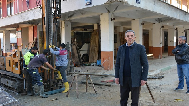 Beydağ da pazaryeri ve sosyal tesis için çalışmalar başladı
