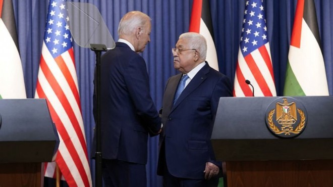 Biden, Filistin lideri Abbas ile görüştü