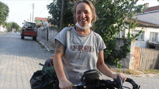 Bisikletiyle Doğu Avrupa turuna çıkan kadının son durağı Türkiye