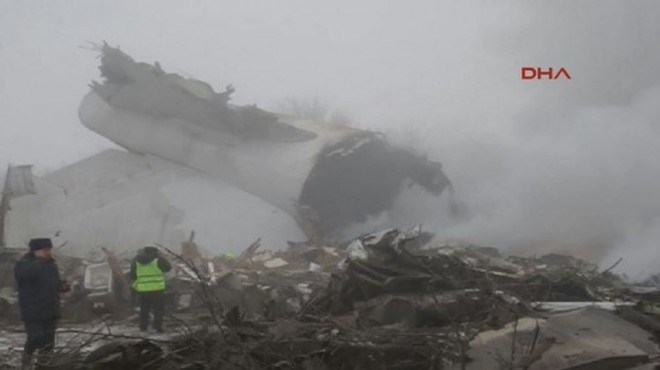 Bişkek te facia! Türk kargo uçağı düştü: 38 ölü