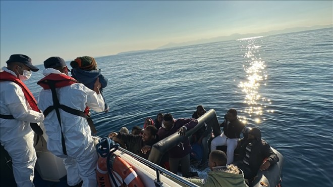 Bodrum açıklarında 65 göçmen kurtarıldı