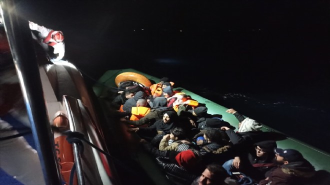 Bodrum da 21 düzensiz göçmen kurtarıldı