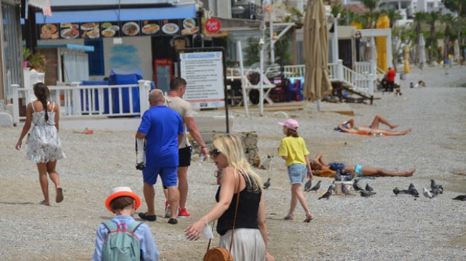 Bodrum plajları  tam kapanmada  turistlere kaldı