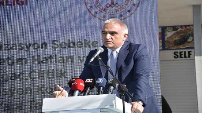Bodrum a Kültür ve Turizm Bakanı ndan alt yapı desteği