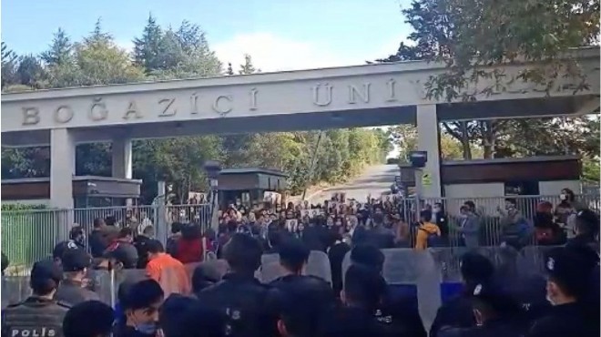 Boğaziçi nde protesto: 14 kişi gözaltında