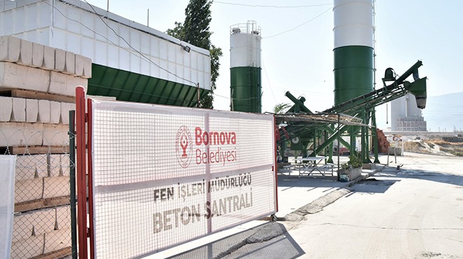 Bornova nın beton tesisi yenilendi!