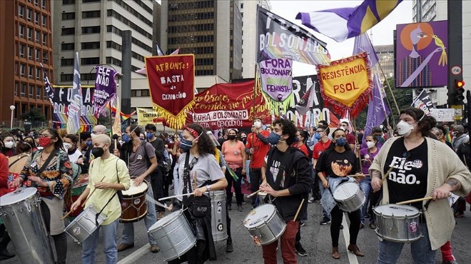 Brezilya da hükümet karşıtı gösteriler düzenlendi