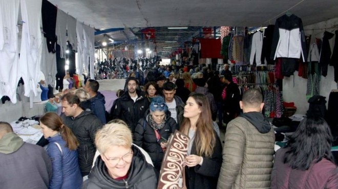Bulgar turistler yılbaşı için Edirne ye akın etti