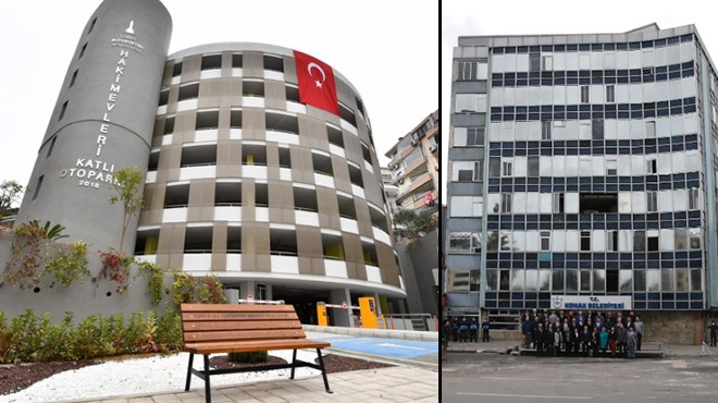 Büyükşehir den Konak Belediyesi ne: Ver otoparkı, al belediye binasını!