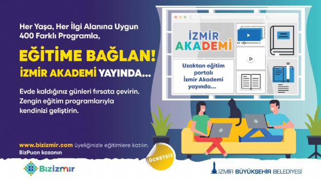 Büyükşehir, online eğitim portalını açtı