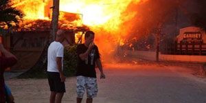 Survivor adasında büyük yangın ve can pazarı