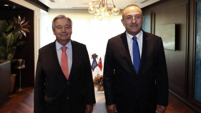 Çavuşoğlu, BM Genel Sekreteri ile görüştü
