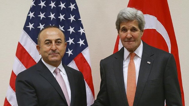 Çavuşoğlu ile Kerry telefonda  Suriye yi görüştü