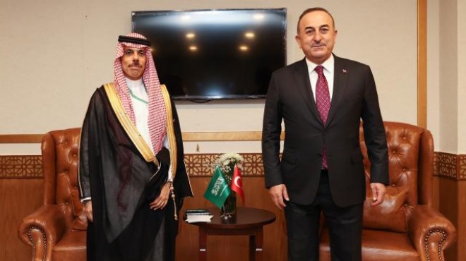 Çavuşoğlu Suudi mevkidaşı Farhan ile görüştü
