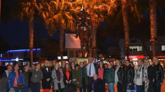 CHP Dikili de kadınlardan Başkan Tosun a destek