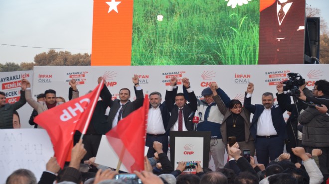 CHP İzmir’de ilk miting Bayraklı’da!