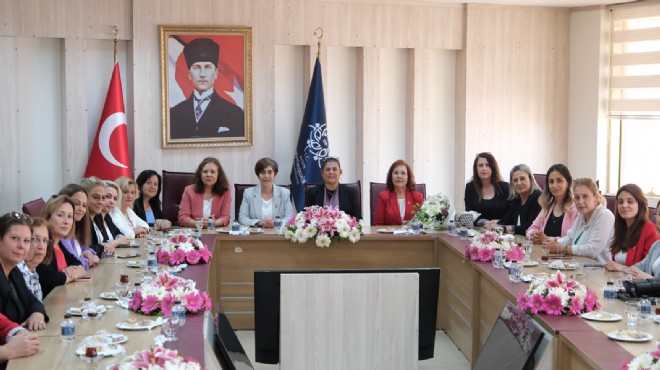 CHP Kadın Kolları ndan Başkan Çerçioğlu na nezaket ziyareti