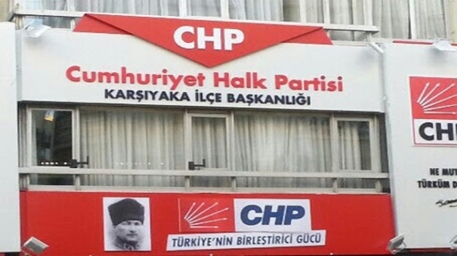 CHP Karşıyaka da sürpriz istifa!