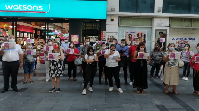 CHP Karşıyaka’dan kadın eylemi