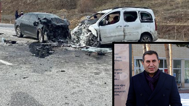CHP li Başkan kazada hayatını kaybetti