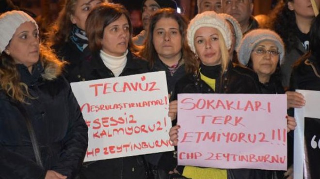 CHP li kadınlardan  gece 03.00  protestosu!