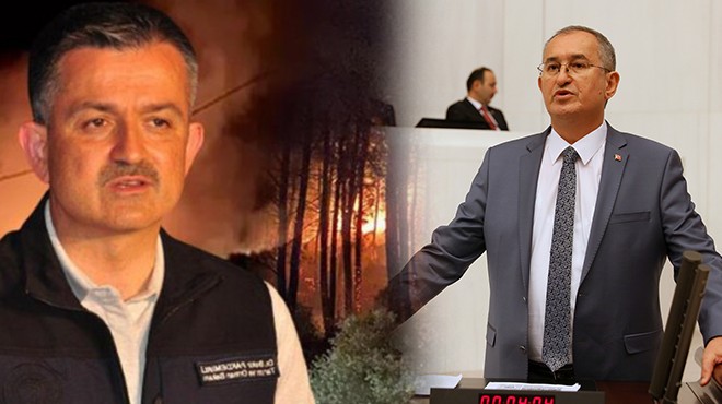 CHP li Sertel sordu, Bakan Pakdemirli yanıtladı: Yangınla mücadelede kaç araç var?