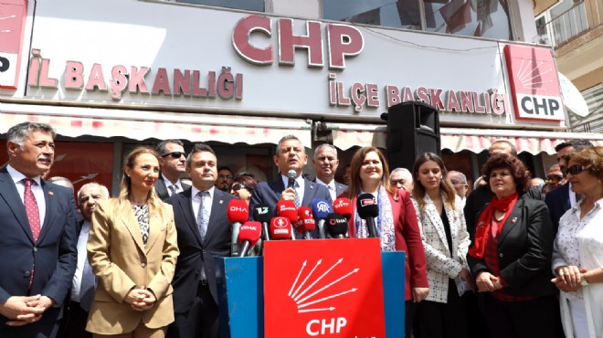 CHP Lideri Özel: Biz tertemiz bir partiyiz
