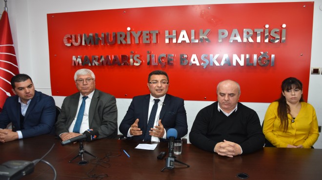 CHP Marmaris te deprem: İlçe yönetimi istifa etti!