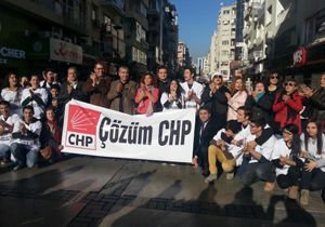 CHP den  İnsan hakları na danslı protesto