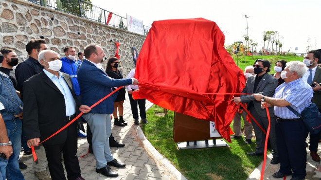 Çiğli’de Hasan Ali Yücel Parkı törenle açıldı