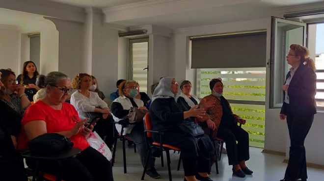 Çiğlili kadınlar ‘Sağlıklı Yaş Alma’ seminerinde buluştu