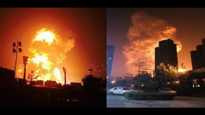 Çin de patlama...Çok sayıda ölü var!