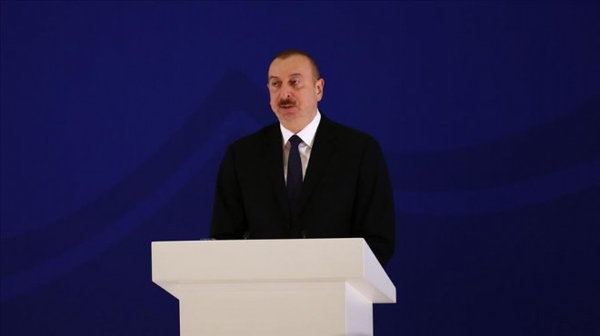 Cumhurbaşkanı Aliyev den Türkiye ye destek mesajı
