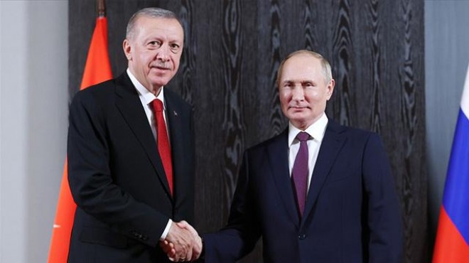 Cumhurbaşkanı Erdoğan Putin le görüştü