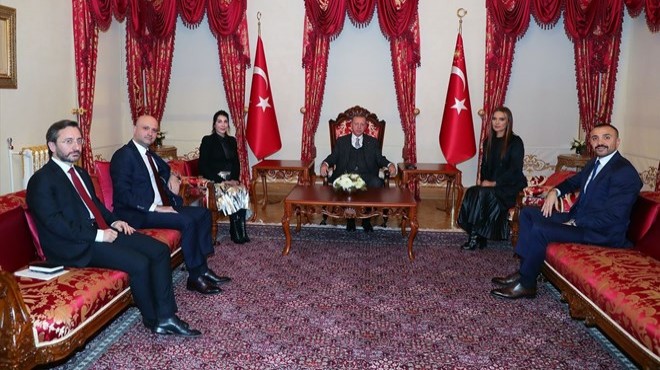 Cumhurbaşkanı Erdoğan ünlü isimleri kabul etti