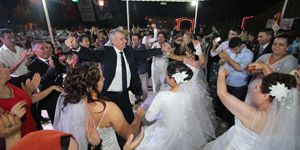 Gaziemir’de toplu nikah coşkusu