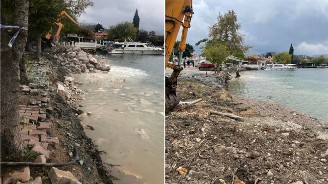 Dalyan’daki kıyı düzenlemesine çevrecilerden tepki geldi: İyileştirme değil, betonlaşma!