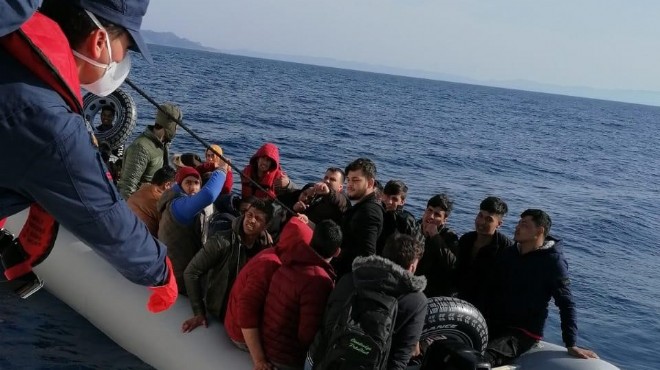 Datça da 38 sığınmacı kurtarıldı!