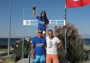 Milli sörfçü Dilara, Türkiye şampiyonu oldu