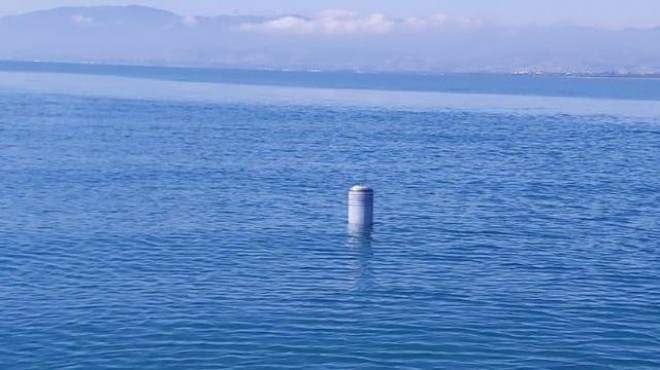 Denizde güdümlü mermi roket motoru bulundu