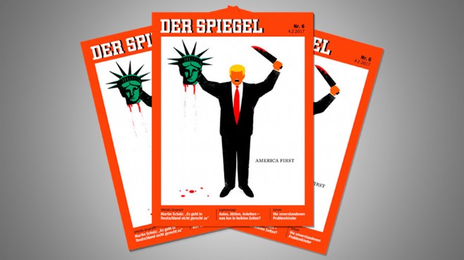 Der Spiegel den çok konuşulacak Trump kapağı
