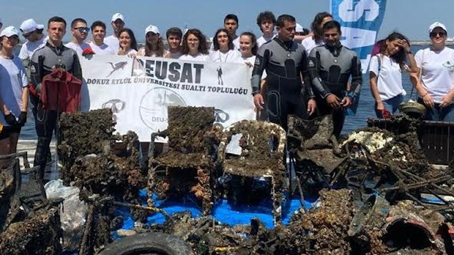 DEÜ den ekosisteme katkı: İzmir Körfezi temizleniyor