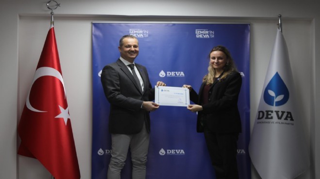 DEVA İzmir de 10 ilçe başkanı görevine başladı