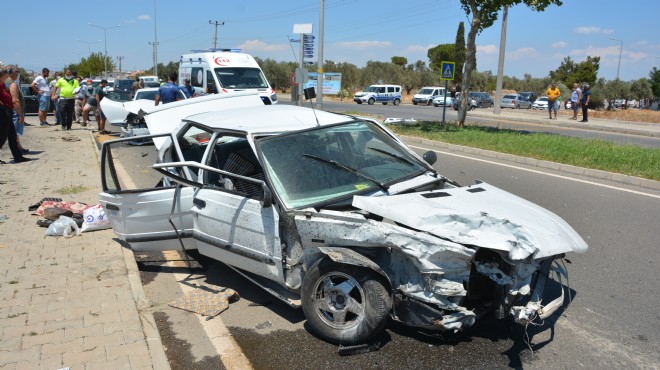 Didim deki trafik kazasında 3 kişi yaralandı