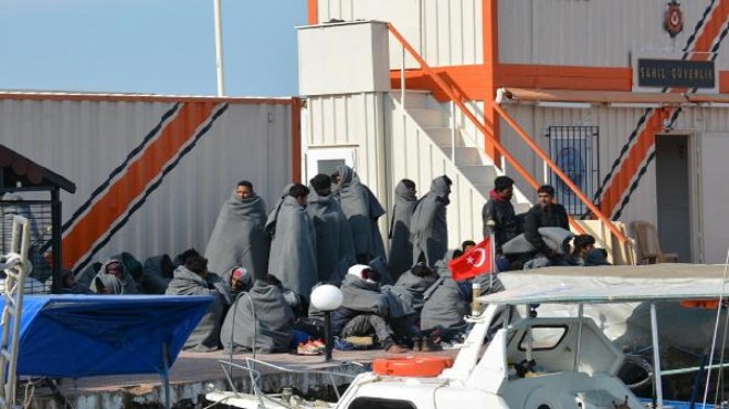 Dikili de mülteci operasyonu: 350 kişi yakalandı!