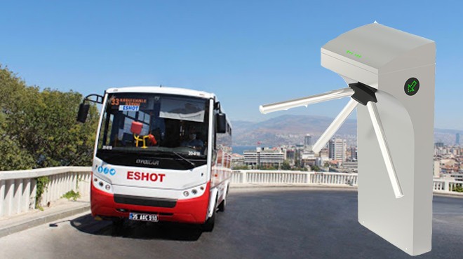 DİSK ten ESHOT otobüslerine  turnike  önerisi