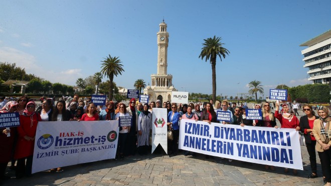 Diyarbakır Anneleri ne İzmir den destek