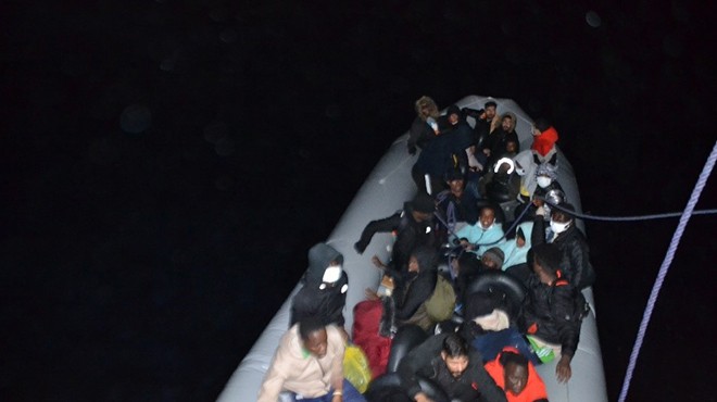 Ege de 50 kaçak göçmen yakalandı