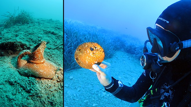 Ege de denizin altında gizemli buluş: Hepsi Tunç Çağı ndan kalma