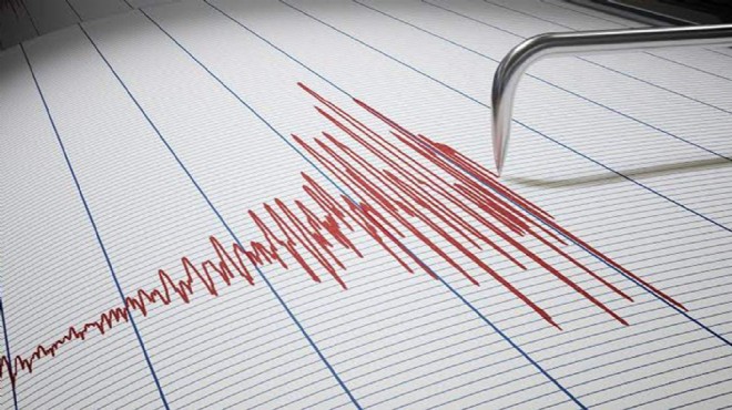 Ege Denizi nde 4,1 büyüklüğünde deprem